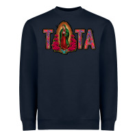 Navy tata lady of guadalupe Heavyweight Sweatshirt - Jasminsmagicworld