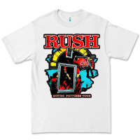 White RUSH MUSIC Premium Tee - linhVisuals