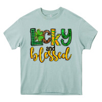Arona St. Patrick's Lucky and blessed Heavy Core Tee - OliviaCreatesArt