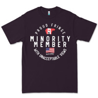 Plum proud member of small fringe minority with unacceptable view t shirt Premium Tee - linhVisuals