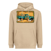 Mushroom pumpkin farm truck Heavyweight Hoodie - Jasminsmagicworld