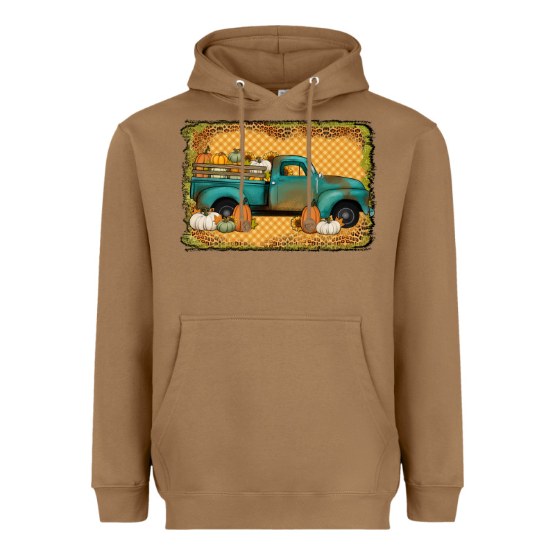 Pumpkin Farm Truck Heavyweight Hoodie by Jasminsmagicworld | Teevron