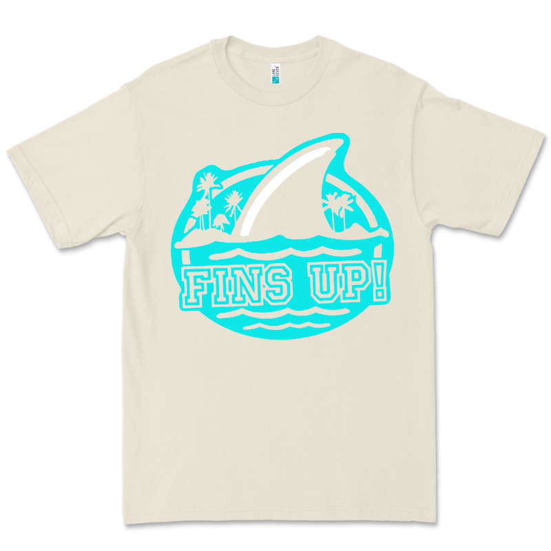 Fins Up Ocean Premium Tee by linhVisuals | Teevron