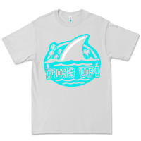 Dove Grey fins up ocean Premium Tee - linhVisuals