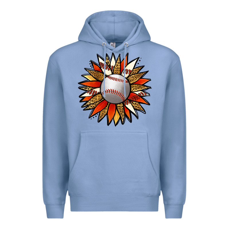 Baseball Sunflower Premium Hoodie by Jasminsmagicworld | Teevron