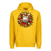 Lemon Baseball Sunflower Premium Hoodie - Jasminsmagicworld