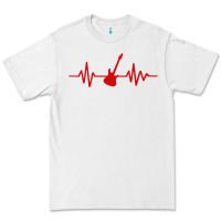 White heartbeat electric guitar Premium Tee - linhVisuals