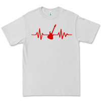 Dove Grey heartbeat electric guitar Premium Tee - linhVisuals