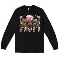 Black volleyball mom Long Sleeve Tee - SublimationCraftShop
