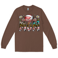 Chestnut volleyball mom Long Sleeve Tee - SublimationCraftShop