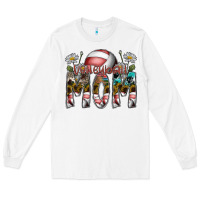 White volleyball mom Long Sleeve Tee - SublimationCraftShop
