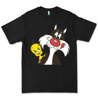 Black tweety and sylvester Premium Tee - linhVisuals
