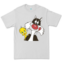 Dove Grey tweety and sylvester Premium Tee - linhVisuals