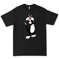 Black sylvester cat Premium Tee - linhVisuals
