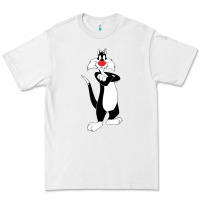White sylvester cat Premium Tee - linhVisuals
