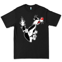 Black sylvester cat Premium Tee - linhVisuals