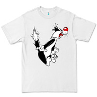 White sylvester cat Premium Tee - linhVisuals