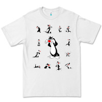 White sylvester cat Premium Tee - linhVisuals