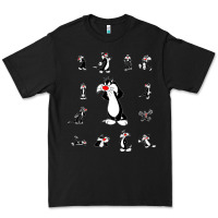 Black sylvester cat Premium Tee - linhVisuals