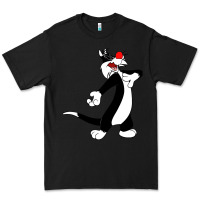 Black sylvester cat Premium Tee - linhVisuals