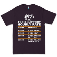 Plum tech support hourly rate t shirt Premium Tee - linhVisuals