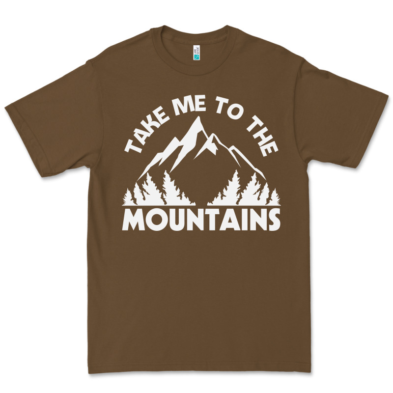 Take Me To The Mountains Nature Lover Premium Tee by linhVisuals | Teevron