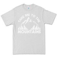 Dove Grey take me to the mountains nature lover Premium Tee - linhVisuals