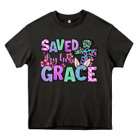 Asphalt Easter Day Saved by his grace Heavy Core Tee - OliviaCreatesArt