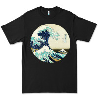 Black great wave Premium Tee - linhVisuals