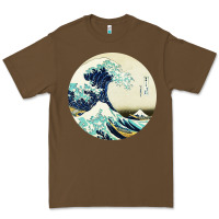Cacao great wave Premium Tee - linhVisuals