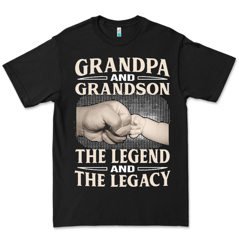 Grandpa And Grandson The Legend T  Shirtgrandpa And Grandson The Legen Premium Tee by linhVisuals | Teevron