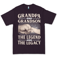 Plum grandpa and grandson the legend t  shirtgrandpa and grandson the legen Premium Tee - linhVisuals