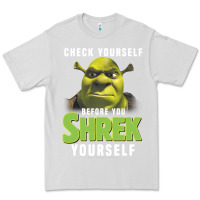 Dove Grey sh.rek check yourself before you sh.rek yourself t shirt Premium Tee - linhVisuals