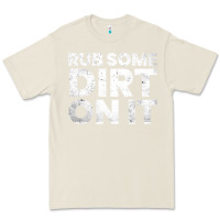 Bone vintage funny shirts for men, rub some dirt on it long sleeve t shirt Premium Tee - linhVisuals