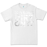 White vintage funny shirts for men, rub some dirt on it long sleeve t shirt Premium Tee - linhVisuals