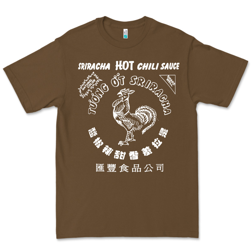 Sriracha Official Hot Chili Sauce Men's Graphic Premium Tee by linhVisuals | Teevron