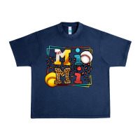 Navy Baseball and Softball mimi Urban Heavy Tee - LillyAllenDesigns