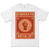 White democratic socialist Premium Tee - linhVisuals