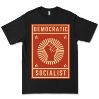 Black democratic socialist Premium Tee - linhVisuals