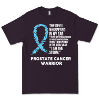Plum prostate cancer t  shirt the devil  prostate cancer awareness support Premium Tee - linhVisuals