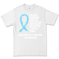White prostate cancer t  shirt the devil  prostate cancer awareness support Premium Tee - linhVisuals