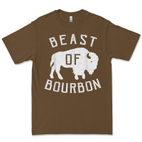 Cacao beast of bourbon drinking whiskey design bison buffalo party t shirt Premium Tee - linhVisuals