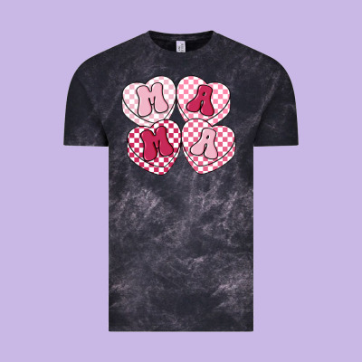 Mama Candy Hearts Vintage Tee Designed By Lillyallendesigns