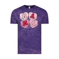 Cloud Purple mama candy hearts Vintage Tee - LillyAllenDesigns