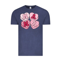 Vintage Denim mama candy hearts Vintage Tee - LillyAllenDesigns