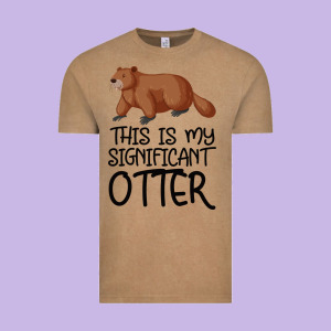 This Is My Significant Otter Vintage Tee Designed By Bettercallsaul
