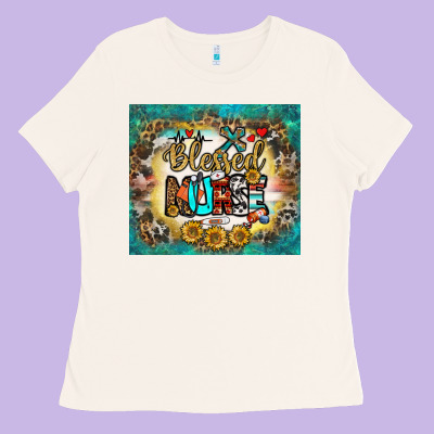 Blessed Nurse Tumbler Ladies Tee Designed By Bundleandbundleshop