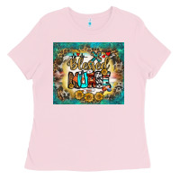 Bubblegum Pink blessed nurse tumbler Ladies Tee - BundleAndBundleShop