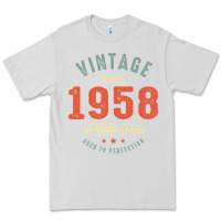Dove Grey Vintage Since 1958 - 64th Birthday Retro Classic Premium Tee - linhVisuals