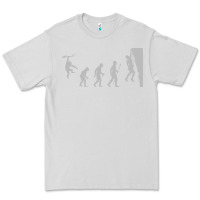 Dove Grey funny rock climbing evolution Premium Tee - linhVisuals